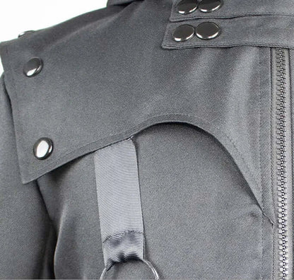 Medieval Gothic Victorian Steampunk Coat Women Renaissance Jacket Vintage Cosplay Trench Coat