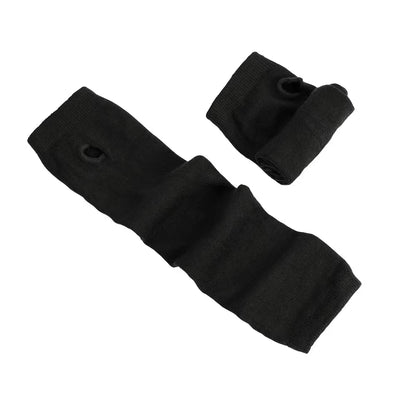 Fashion Women Emo Gloves Lady Striped Elbow Gloves Warmer Knitted Long Fingerless Gloves Elbow Mittens Christmas Acces Gifts
